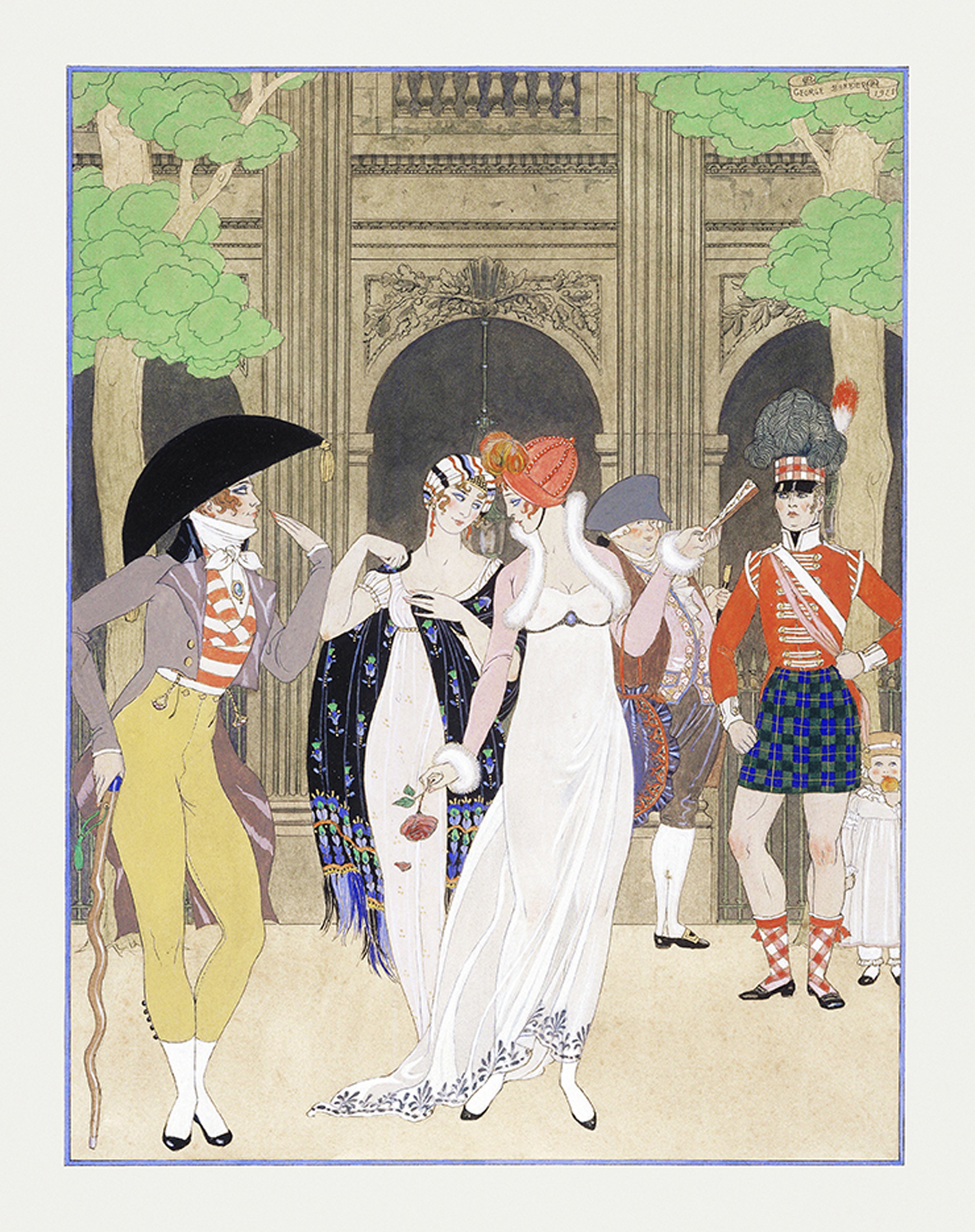 La Merveilleuse au Palais Royal, 1921