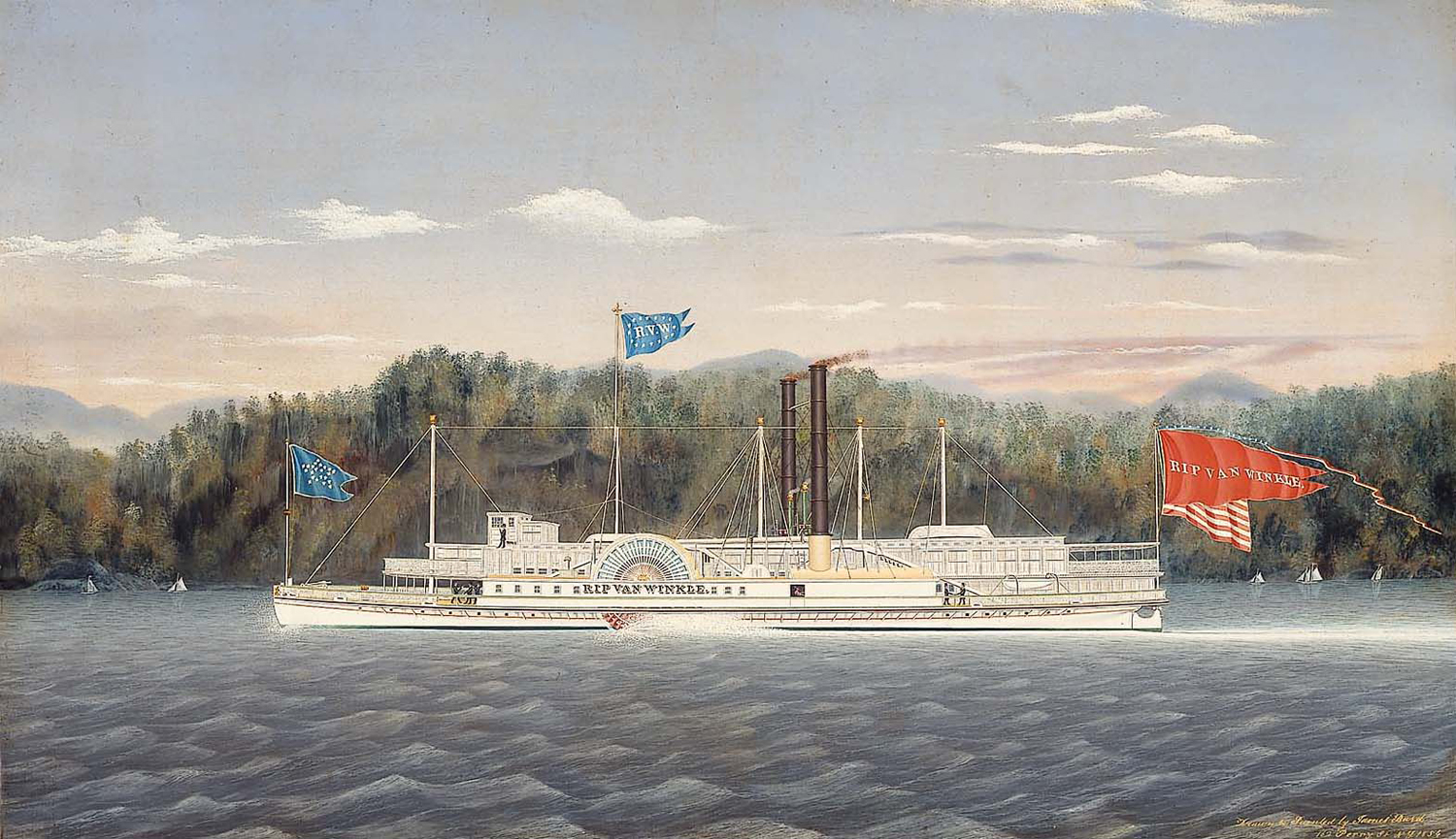 The Hudson River Steamboat 