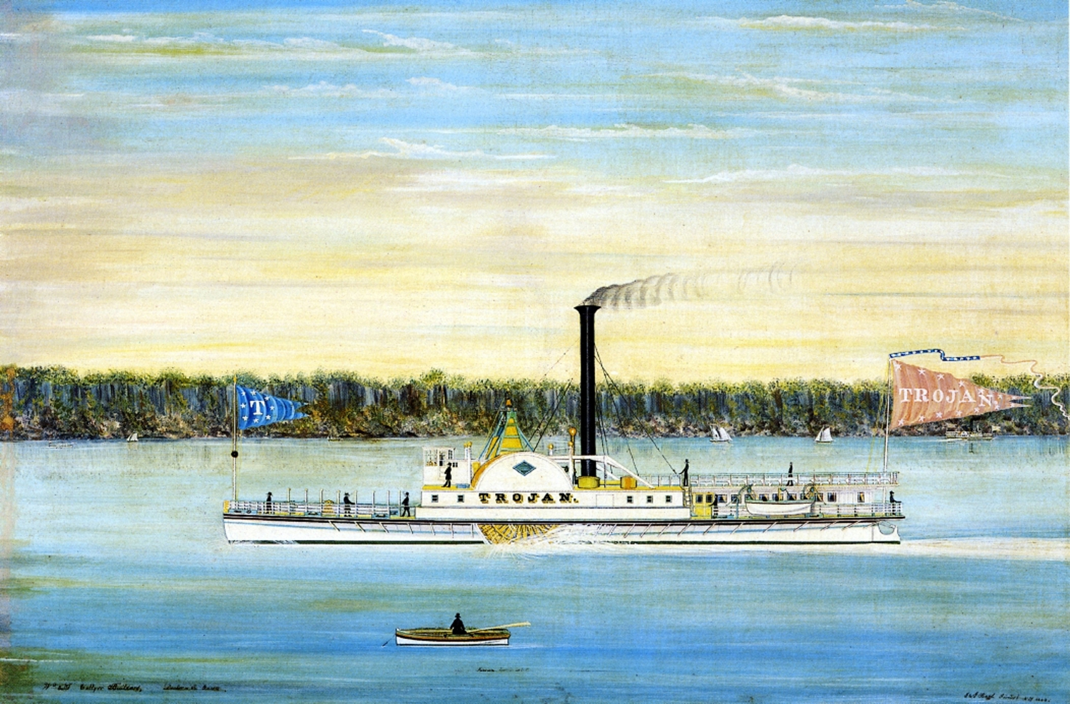 Trojan (steamboat 1845), c. 1845