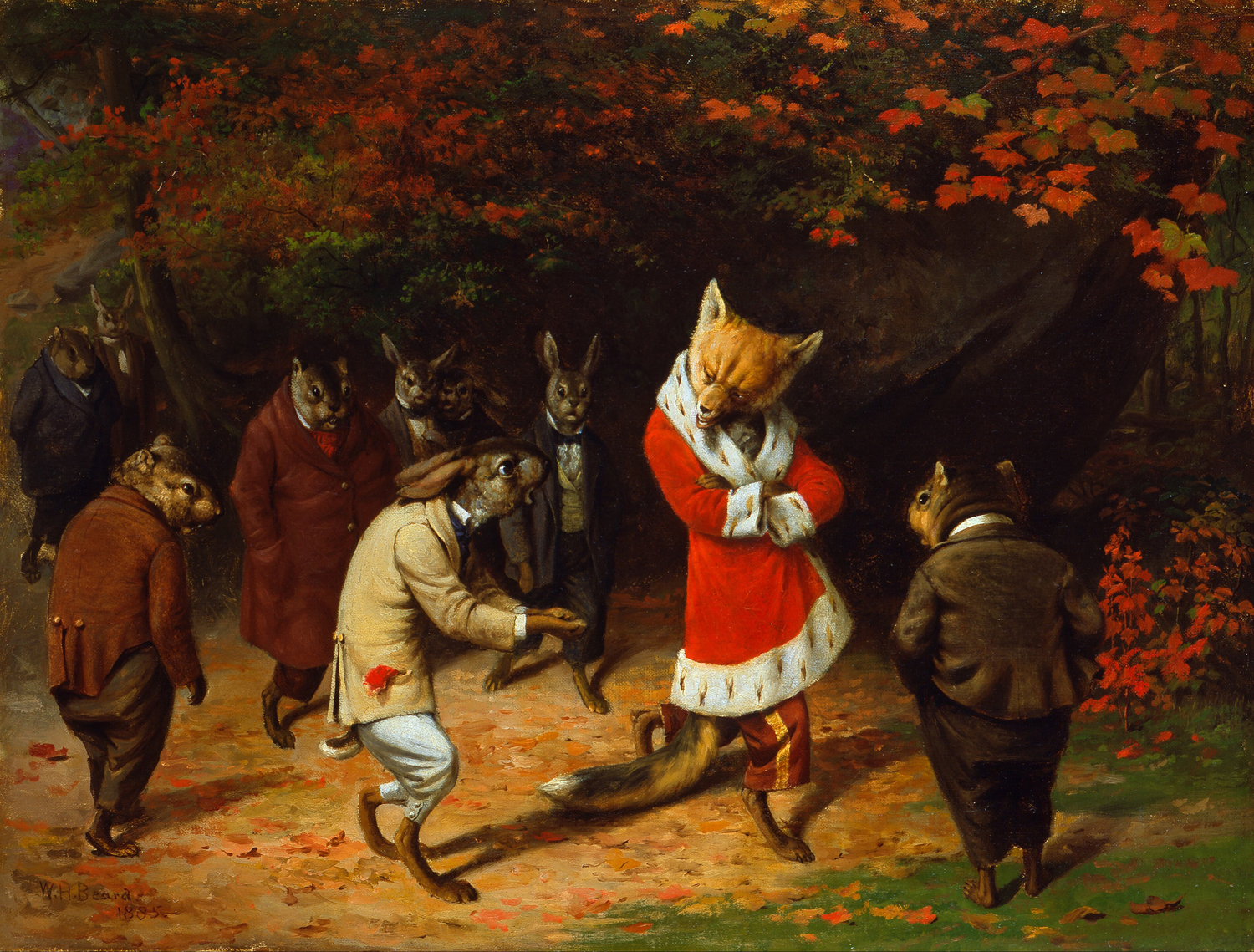 His Majesty Receives, 1885