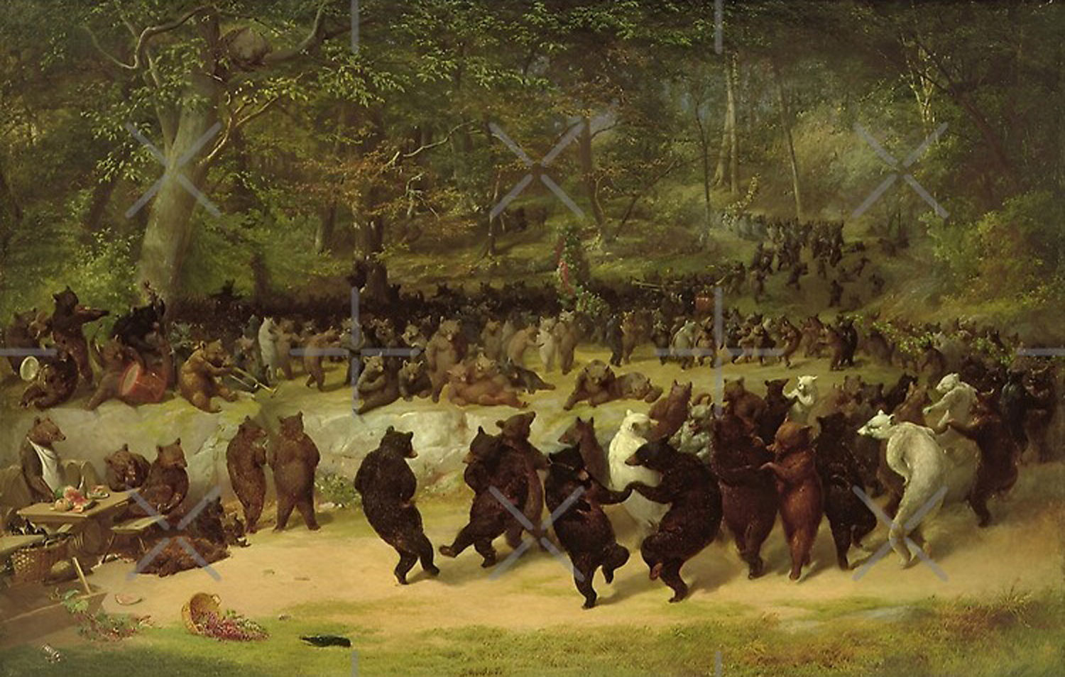 The Bear Dance, c. 1870