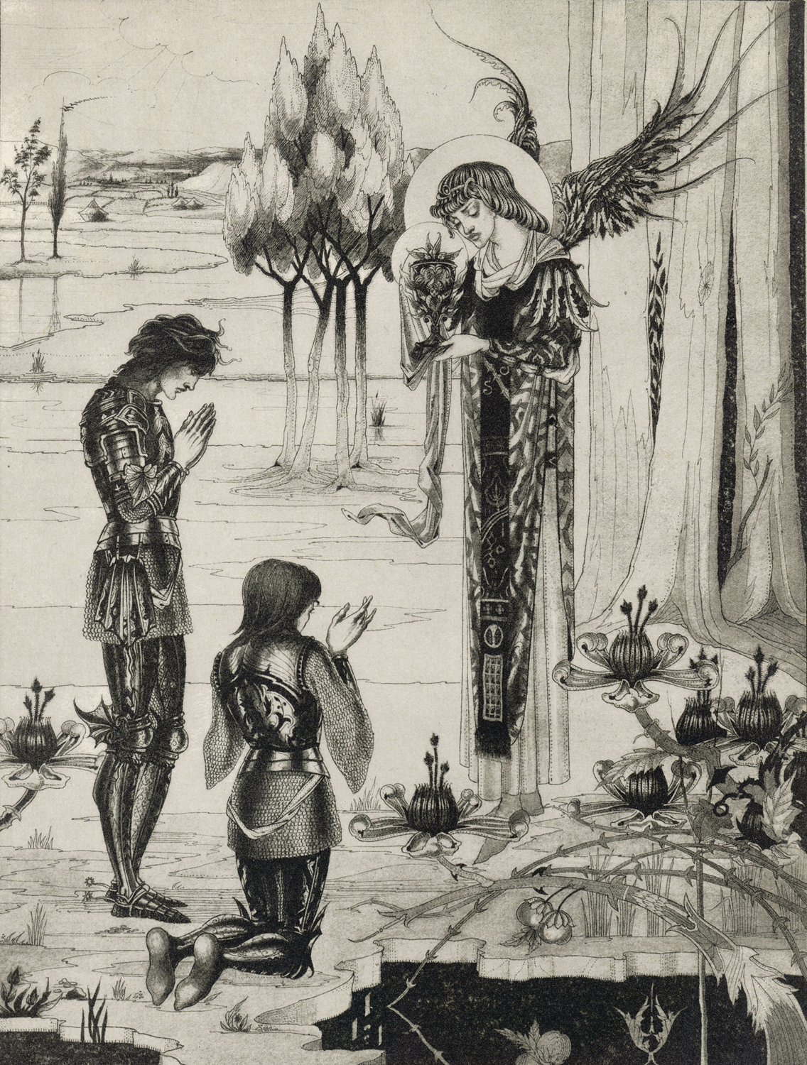 Achieving the Sangreal (Holy Grail), 1893-94