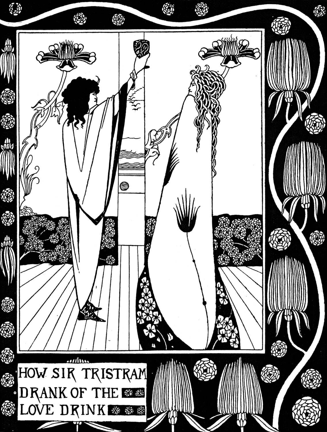 How Sir Tristram Drank of the Love Drink, 1893