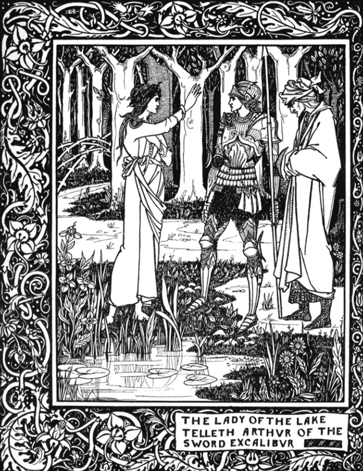 The Lady of the Lake Telleth Arthur of the Sword, 1893