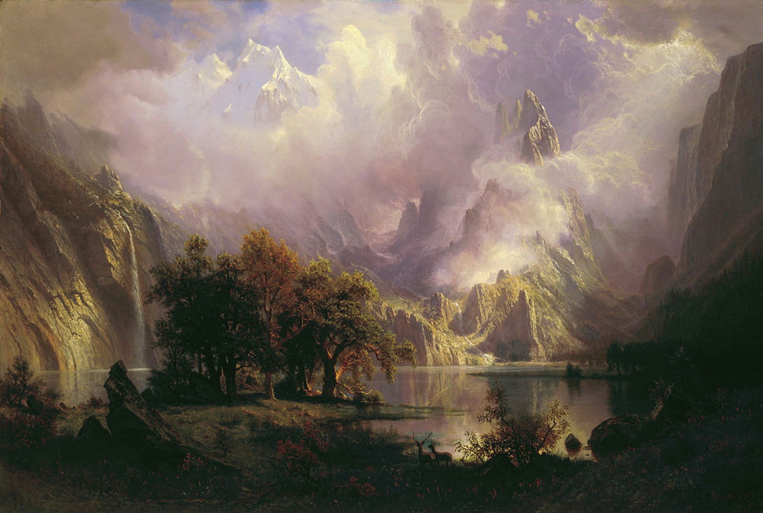 Rocky Mountain Landscape, 1870