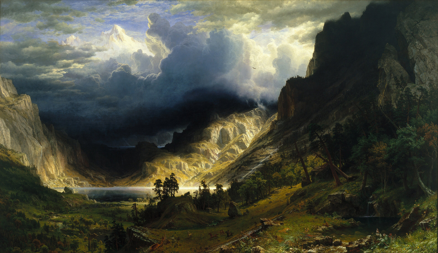 A Storm in the Rocky Mountains, Mt. Rosalie, 1866