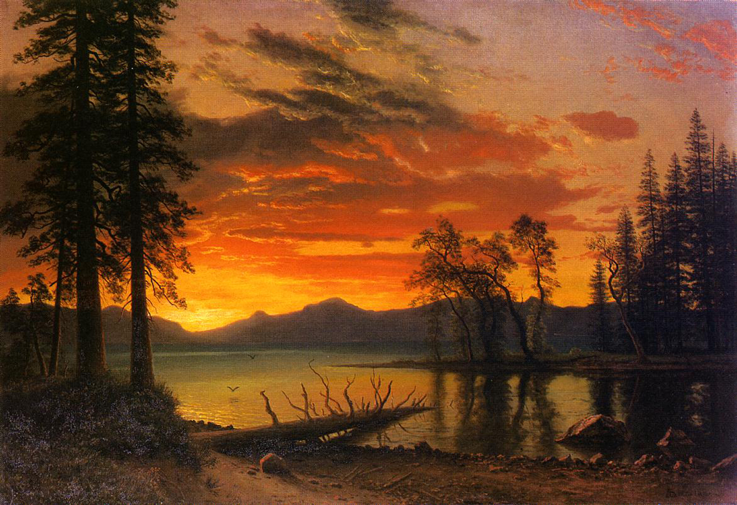 Sunset Over the River, c. 1880-95