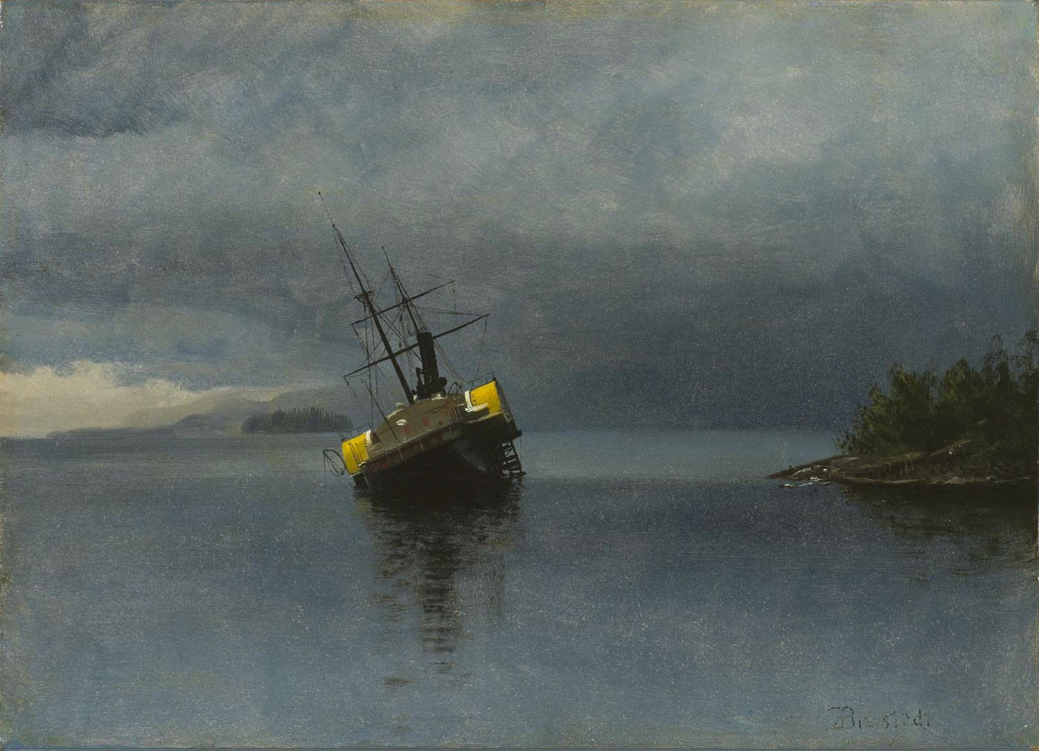 Wreck of the Ancon, 1889