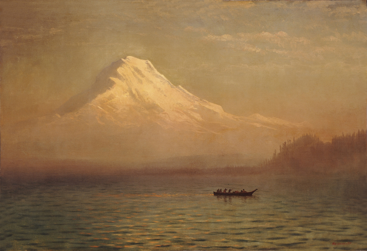 Sunrise on Mount Tacoma, late 19th century