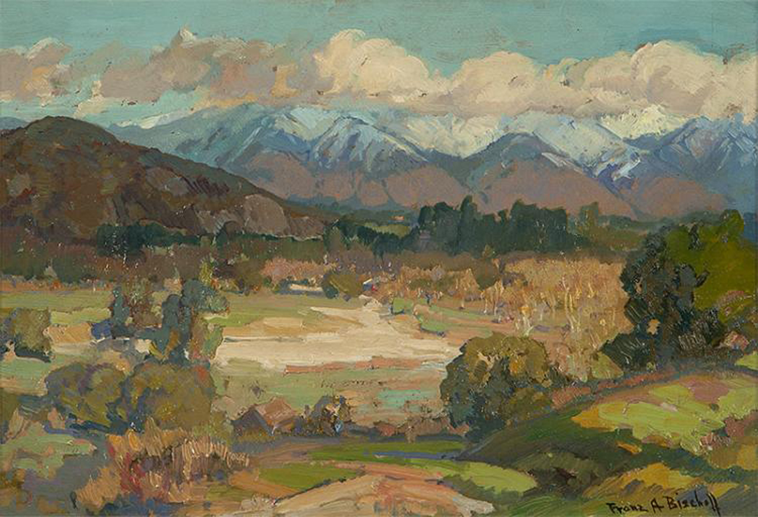 San Gabriel Valley - Snow-vapped Mountains