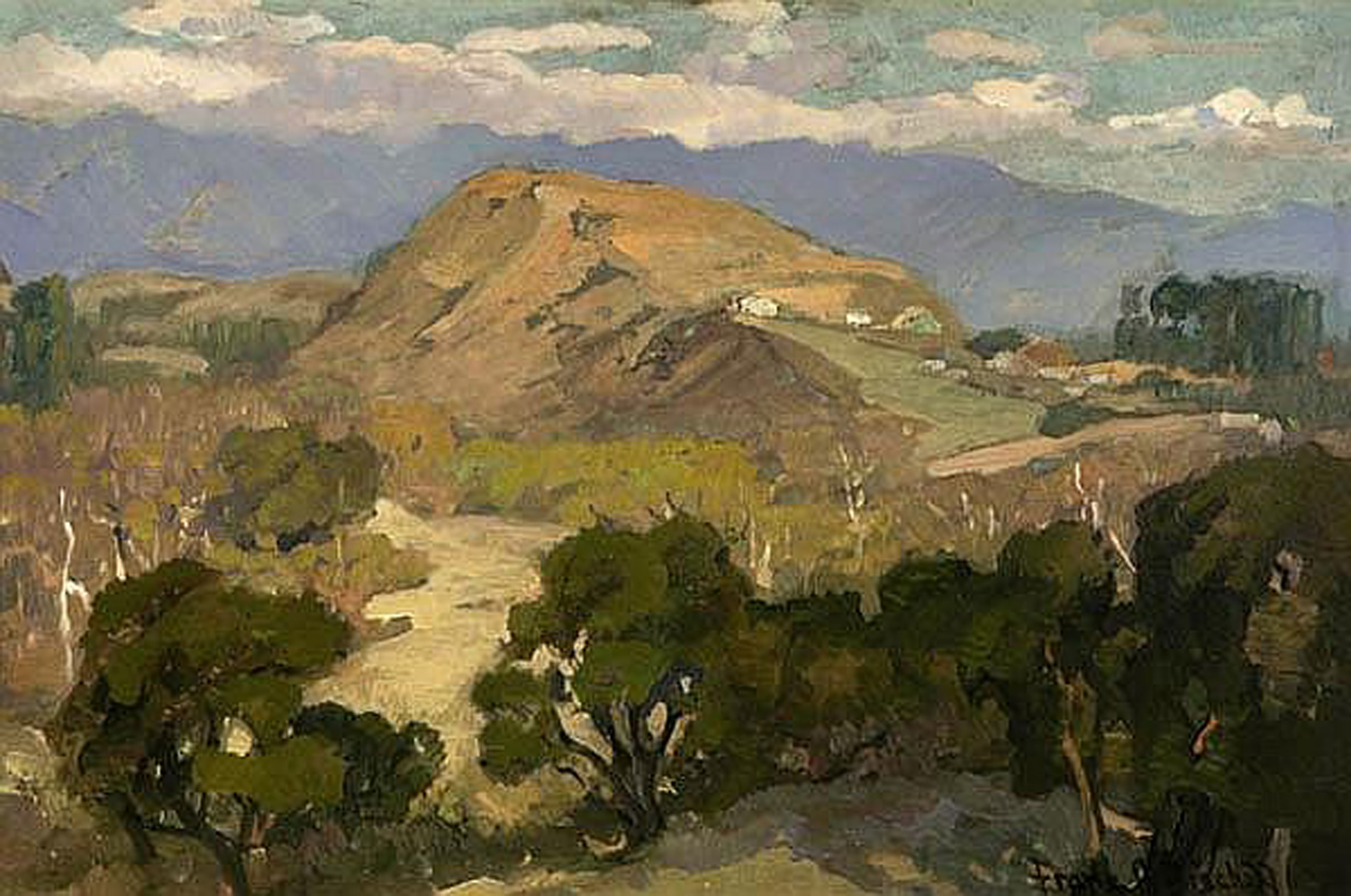 Foothill Landscape with Houses