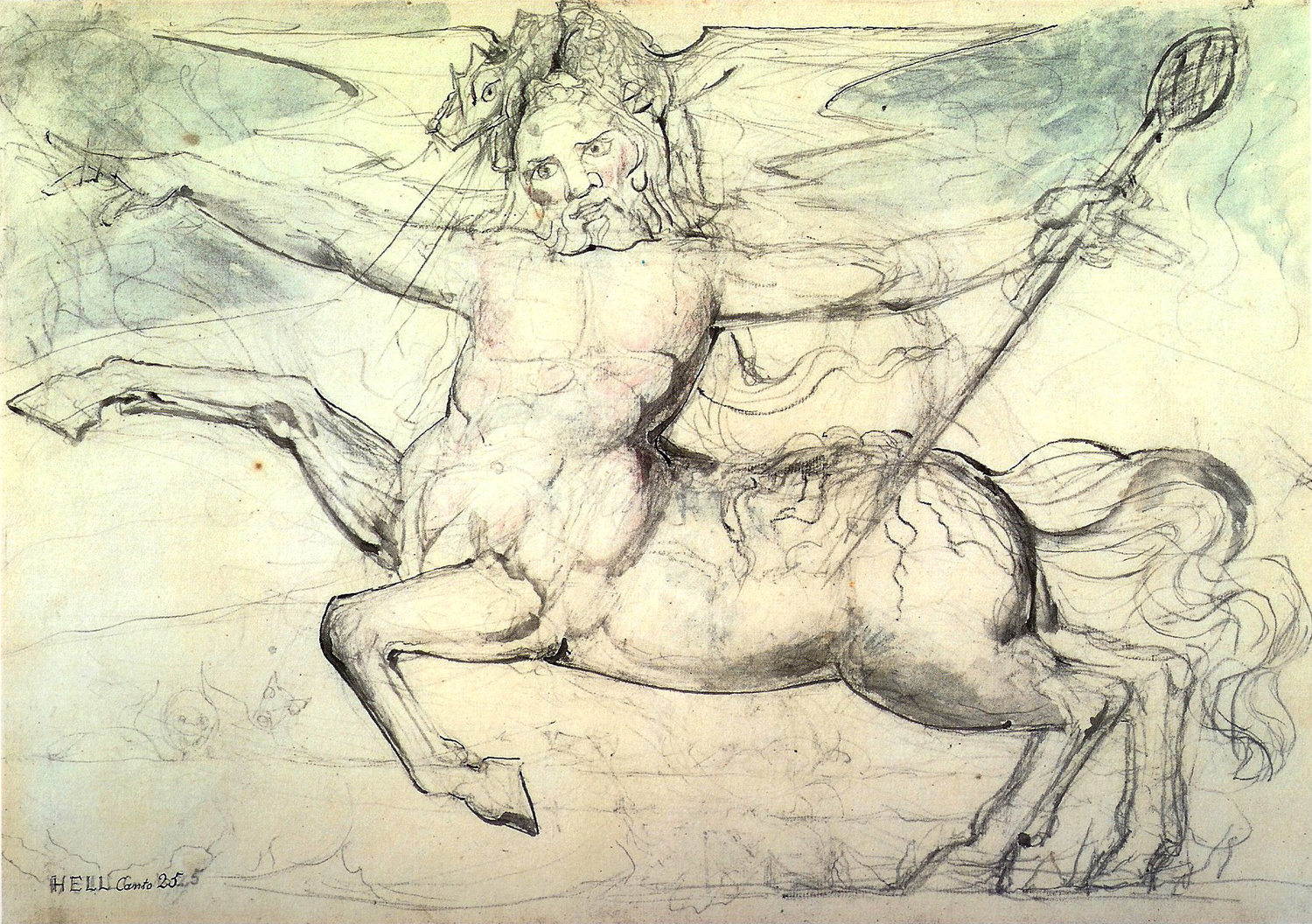 Centaur Cacus Threatens Vanni Fucci,