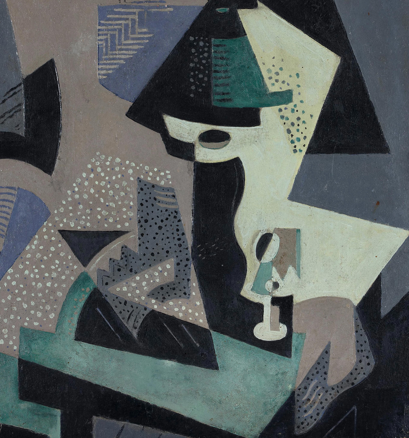 Still Life with Green Lamp, c. 1916-17
