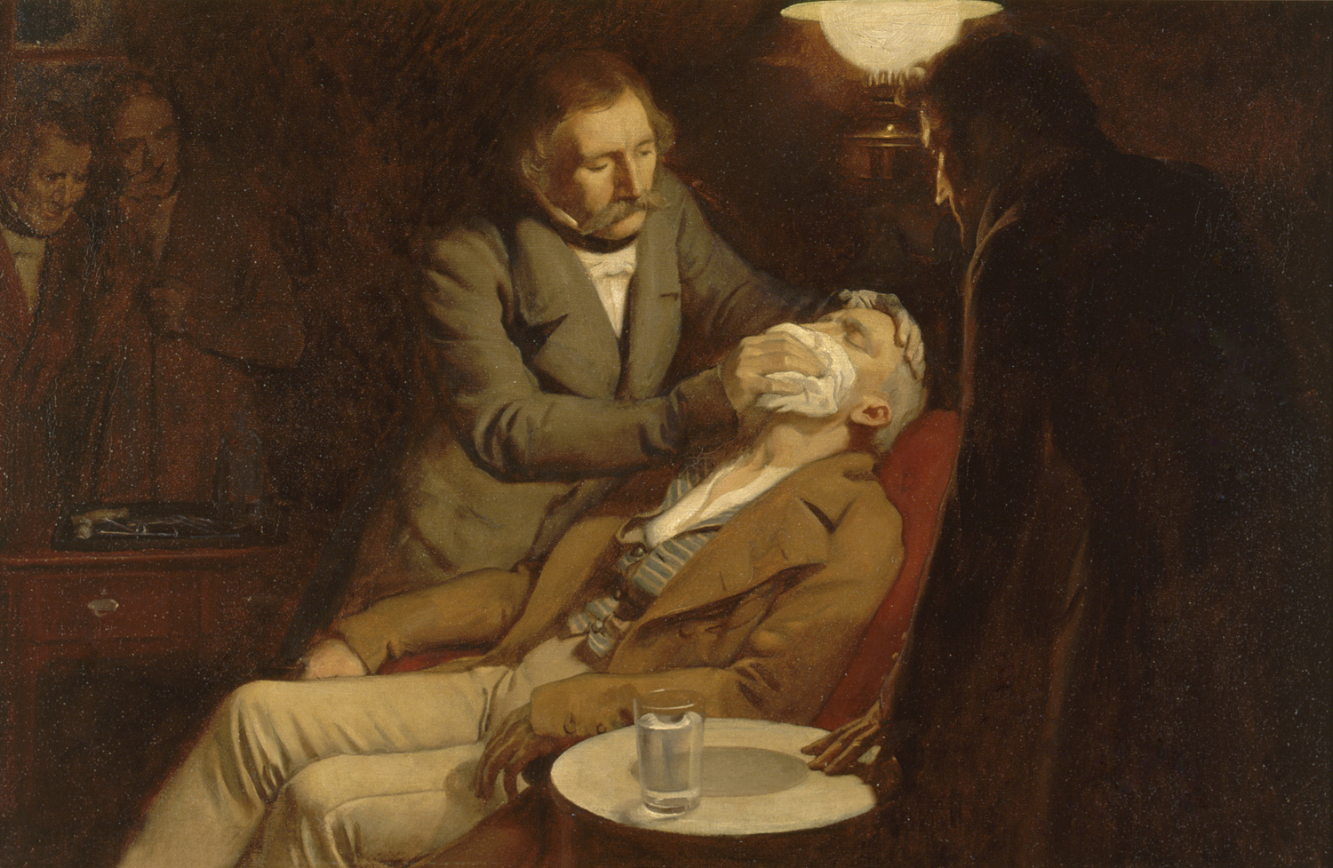 The First Use of Ether in Dental Surgery, 1846
