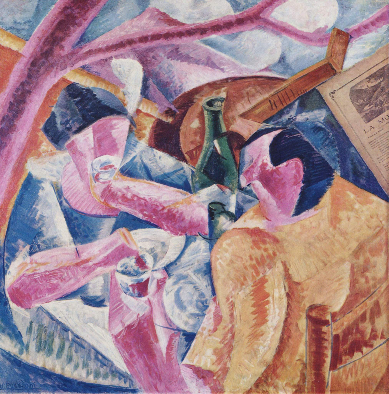 Under the Pergola in Naples, 1914
