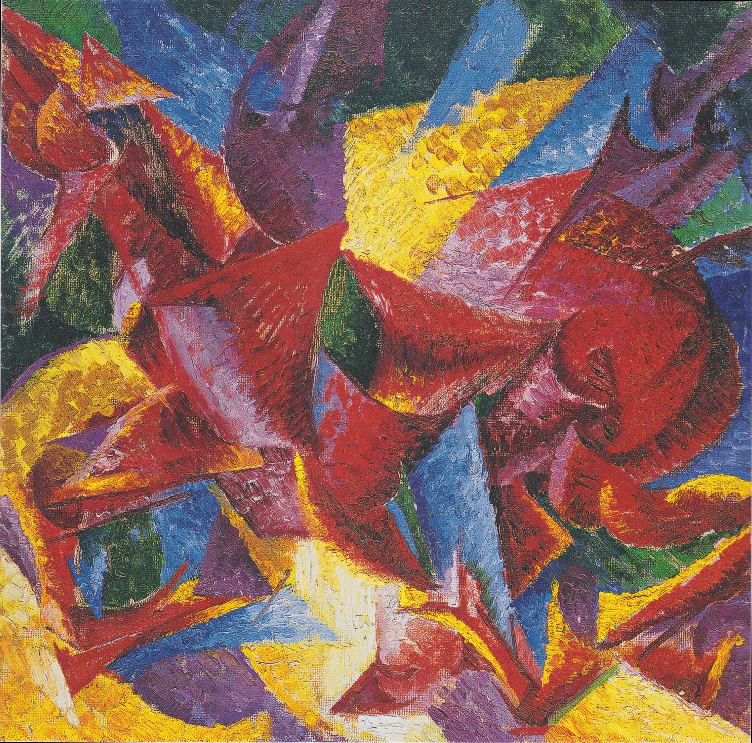 Plastische Formen eines Pferdes, 1913-14