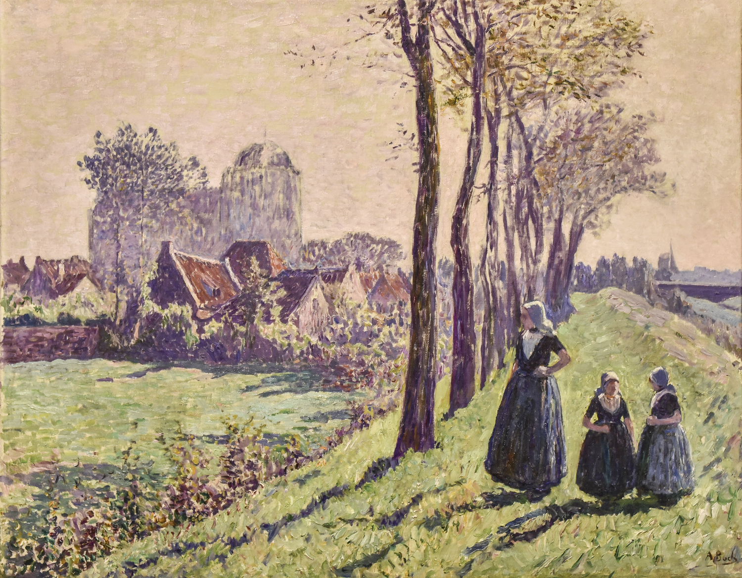 Landscape with Figures in Veere, 1906