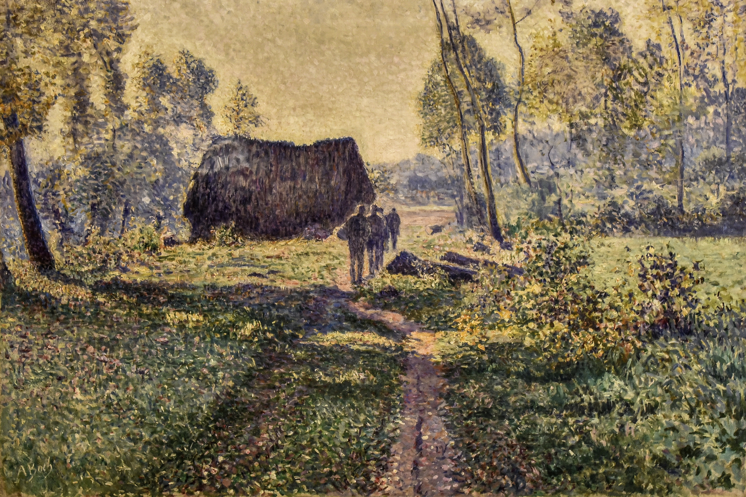 Cottage with a Thatched Roof in Flanders, c. 1891