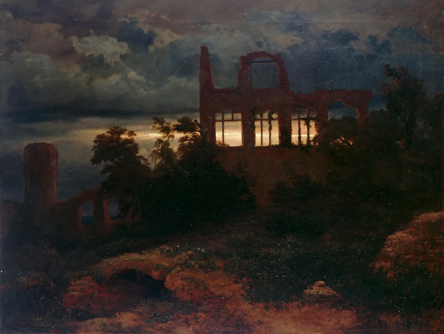 Landscape with Castle Ruins, 1847