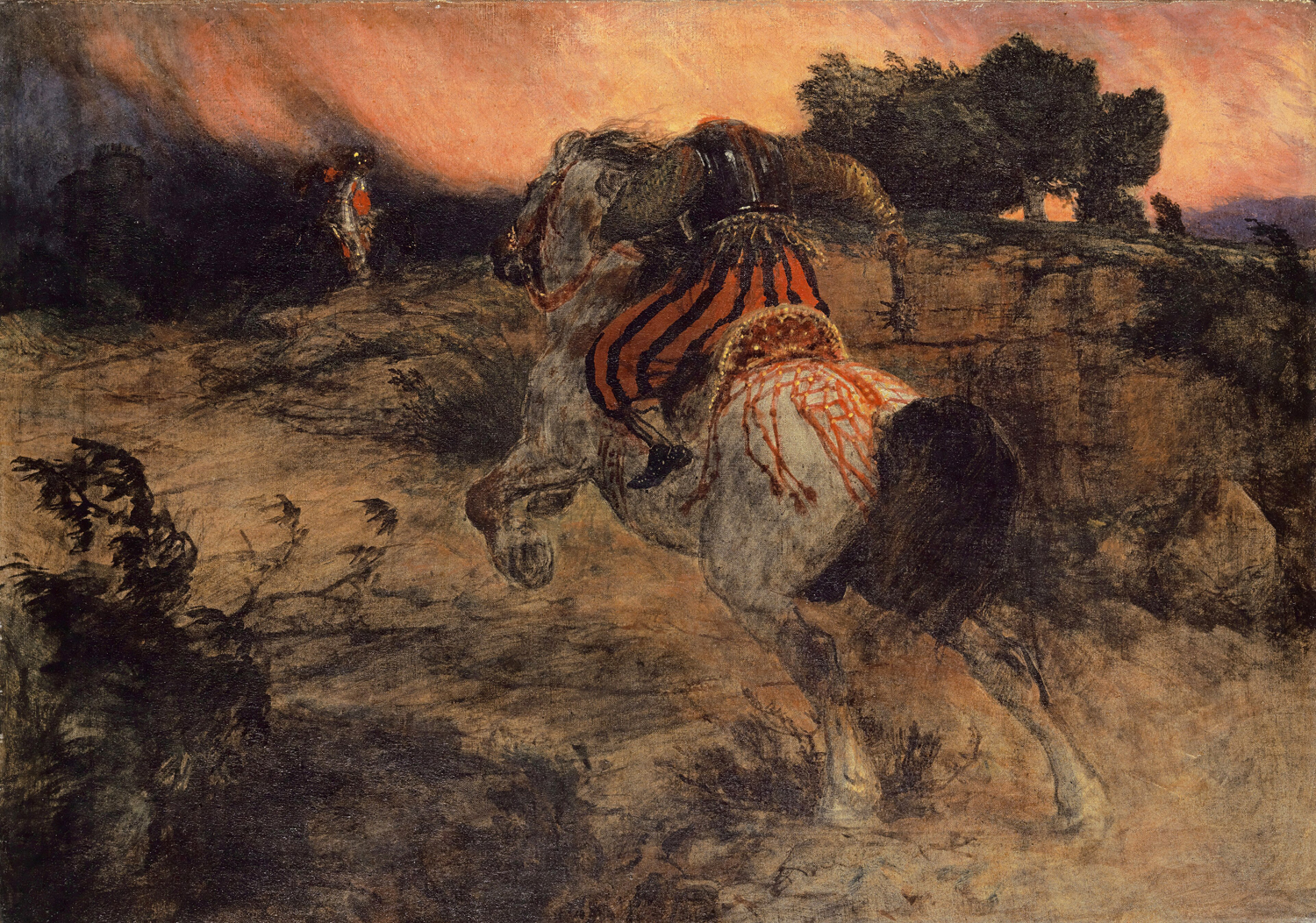 Astolf Riding Away with the Head of Orill, c. 1873