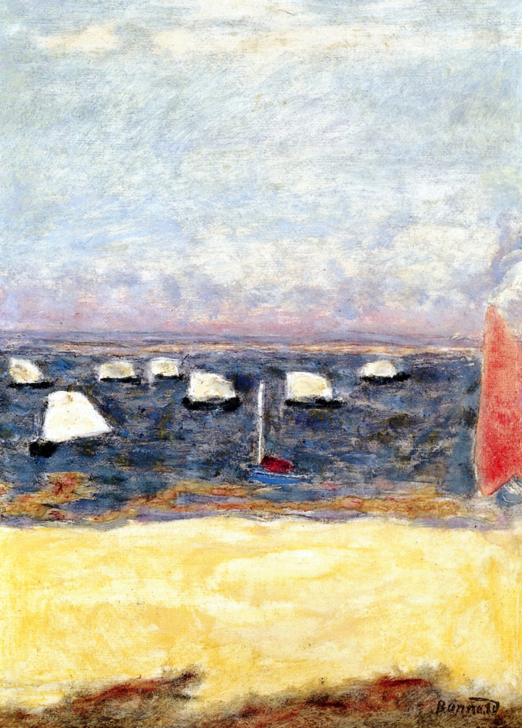 Sailboats Racing