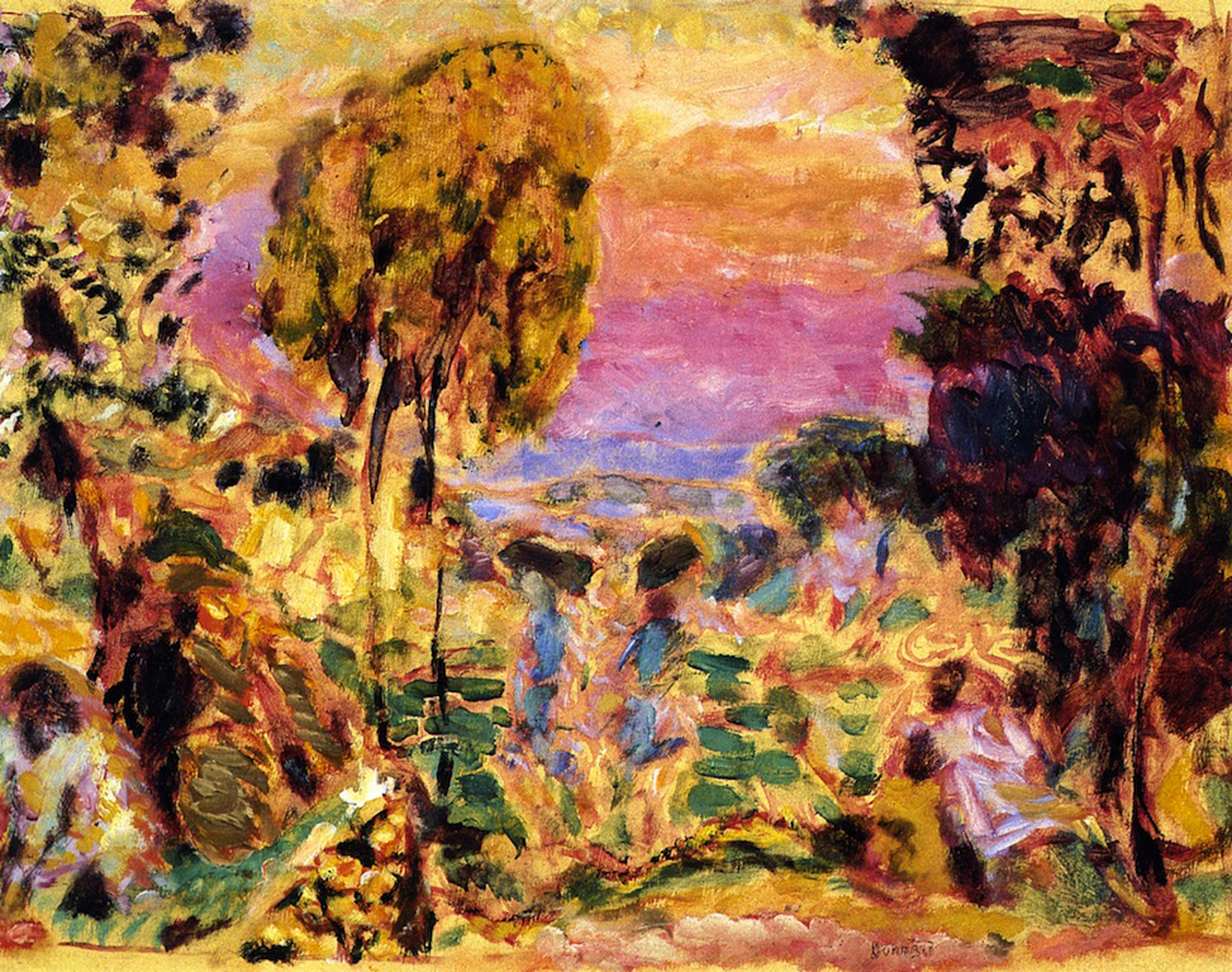 Violet Countryside, 1946
