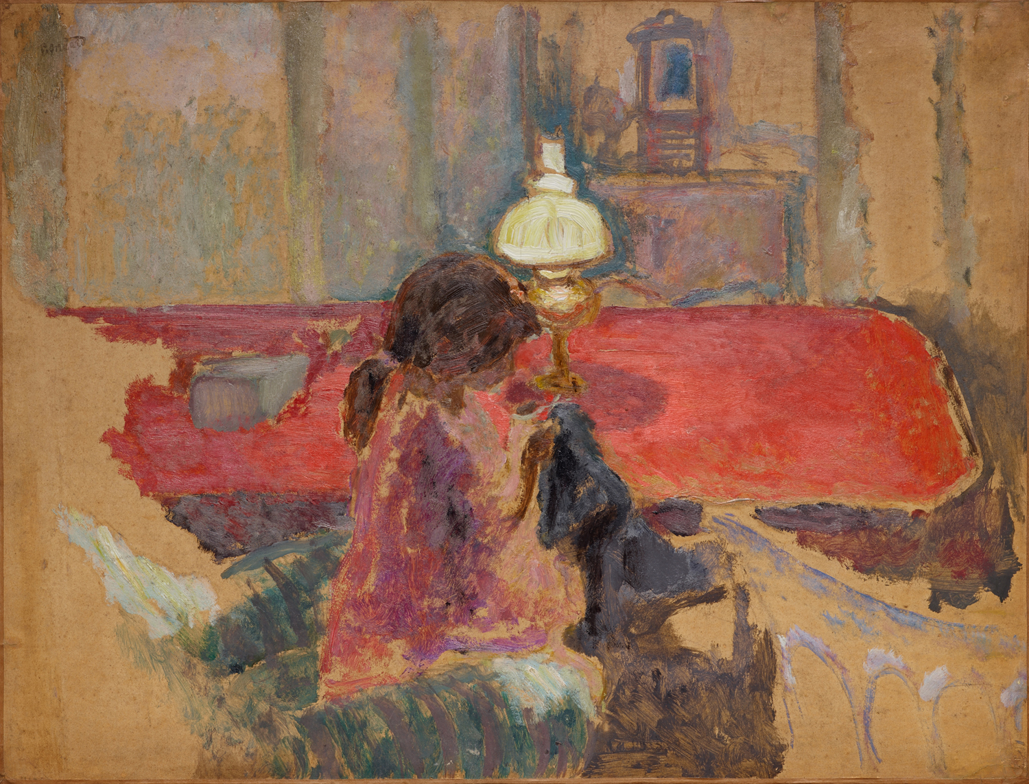 Woman with a Lamp, 1909