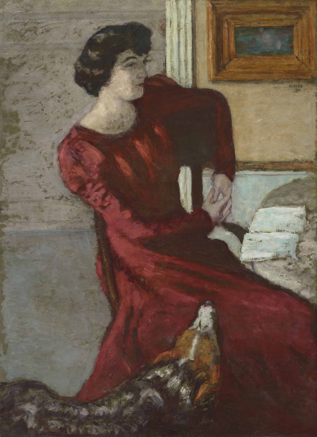 Portrait ee Madame Hessel ou la Dame en Rouge, 1901