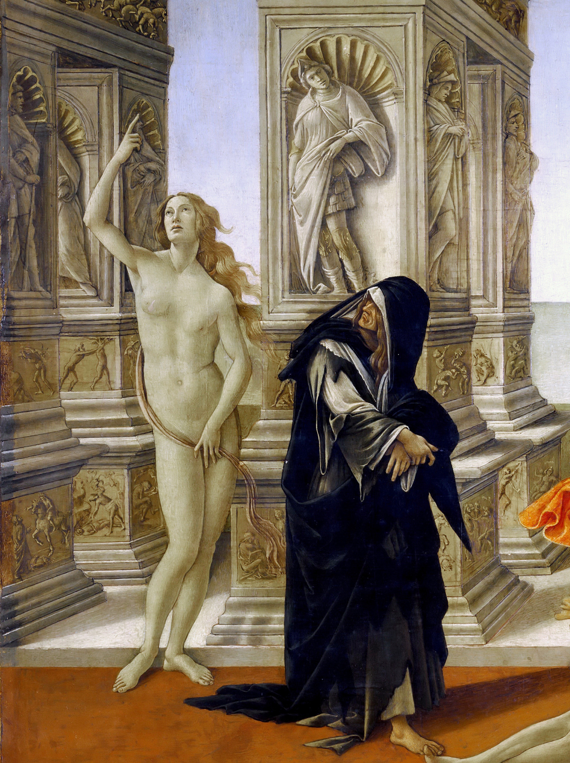 Calumny of Apelles (detail), 1494-95