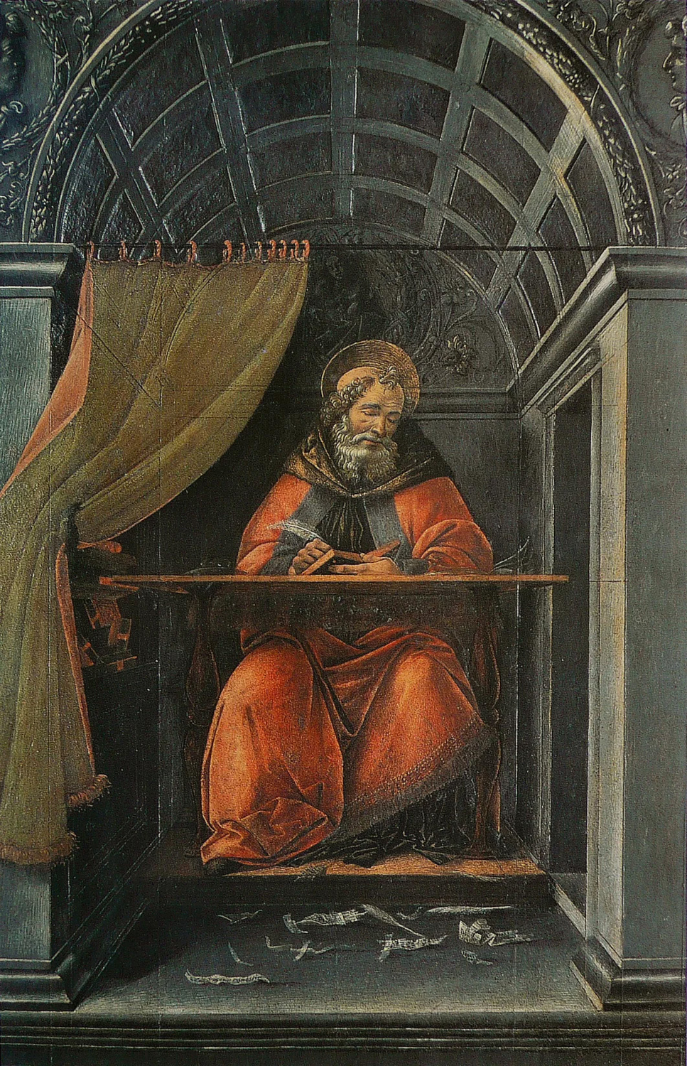 St. Augustine in his Cell, c. 1490-94