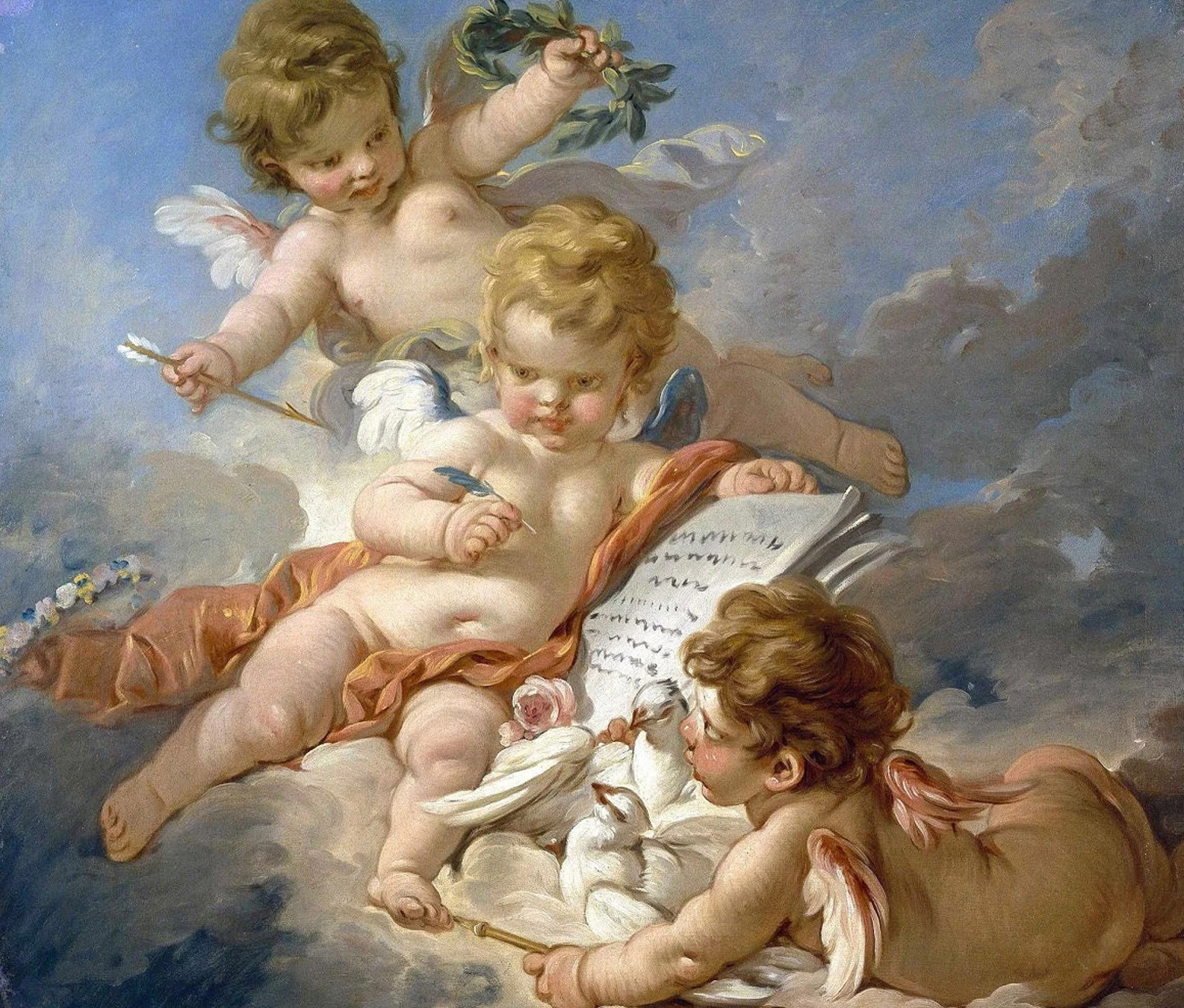 Cupids, Allegory of Poetry, 1760