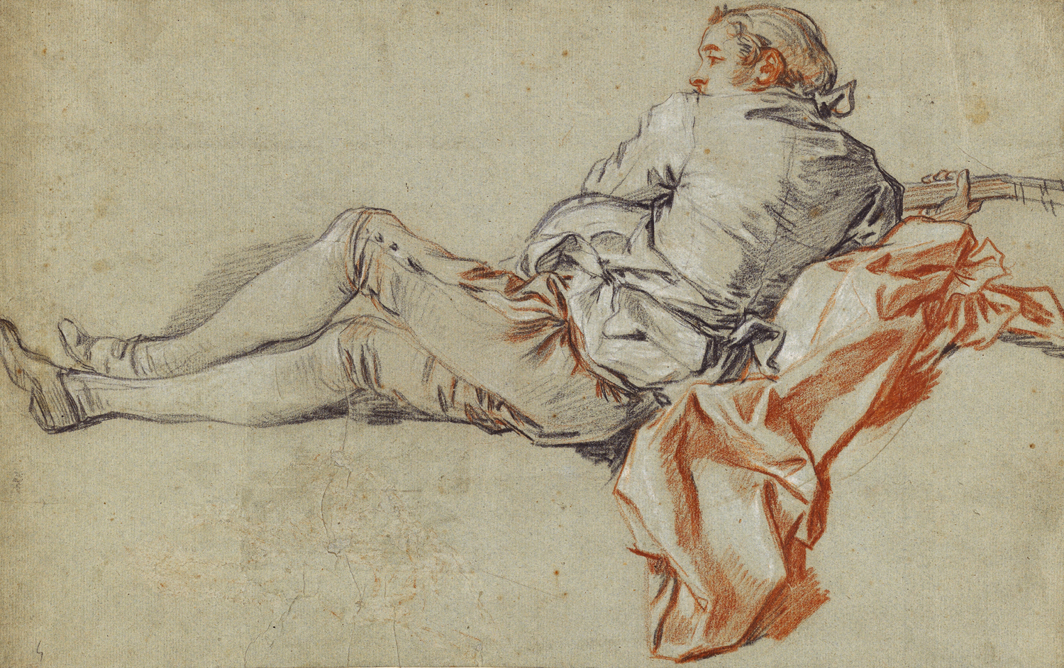 Reclining Male Figure, 18th century