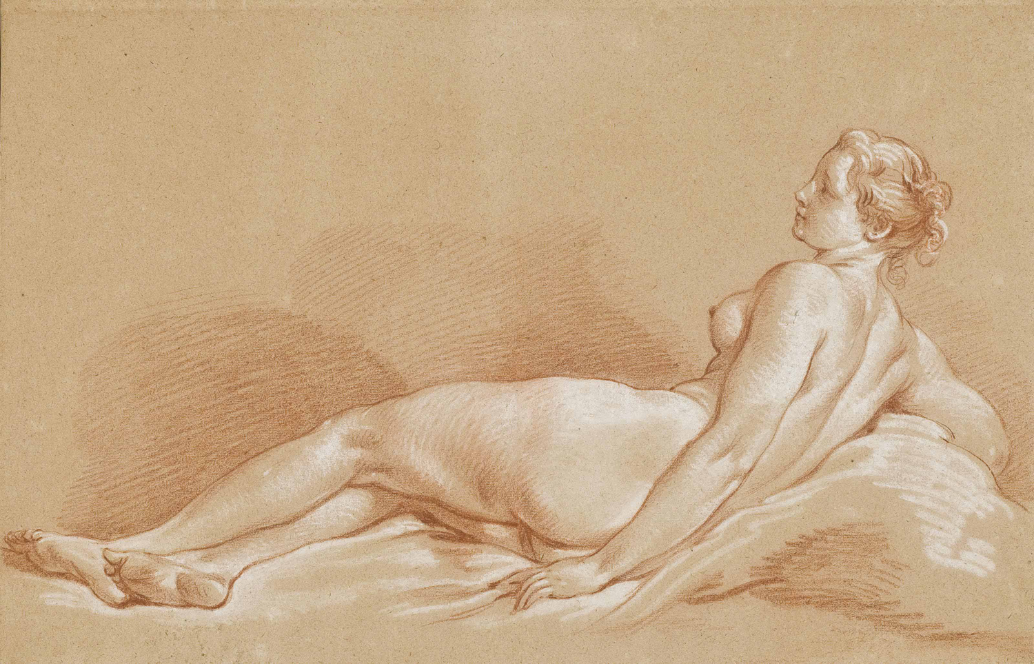 Young Woman Reclining, 18th century