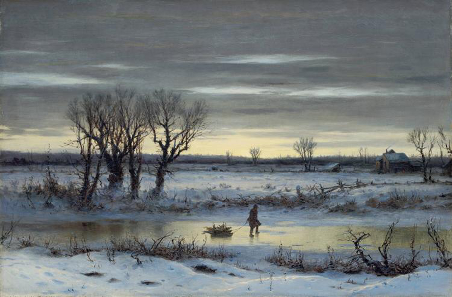 Winter Twilight Near Albany, 1858