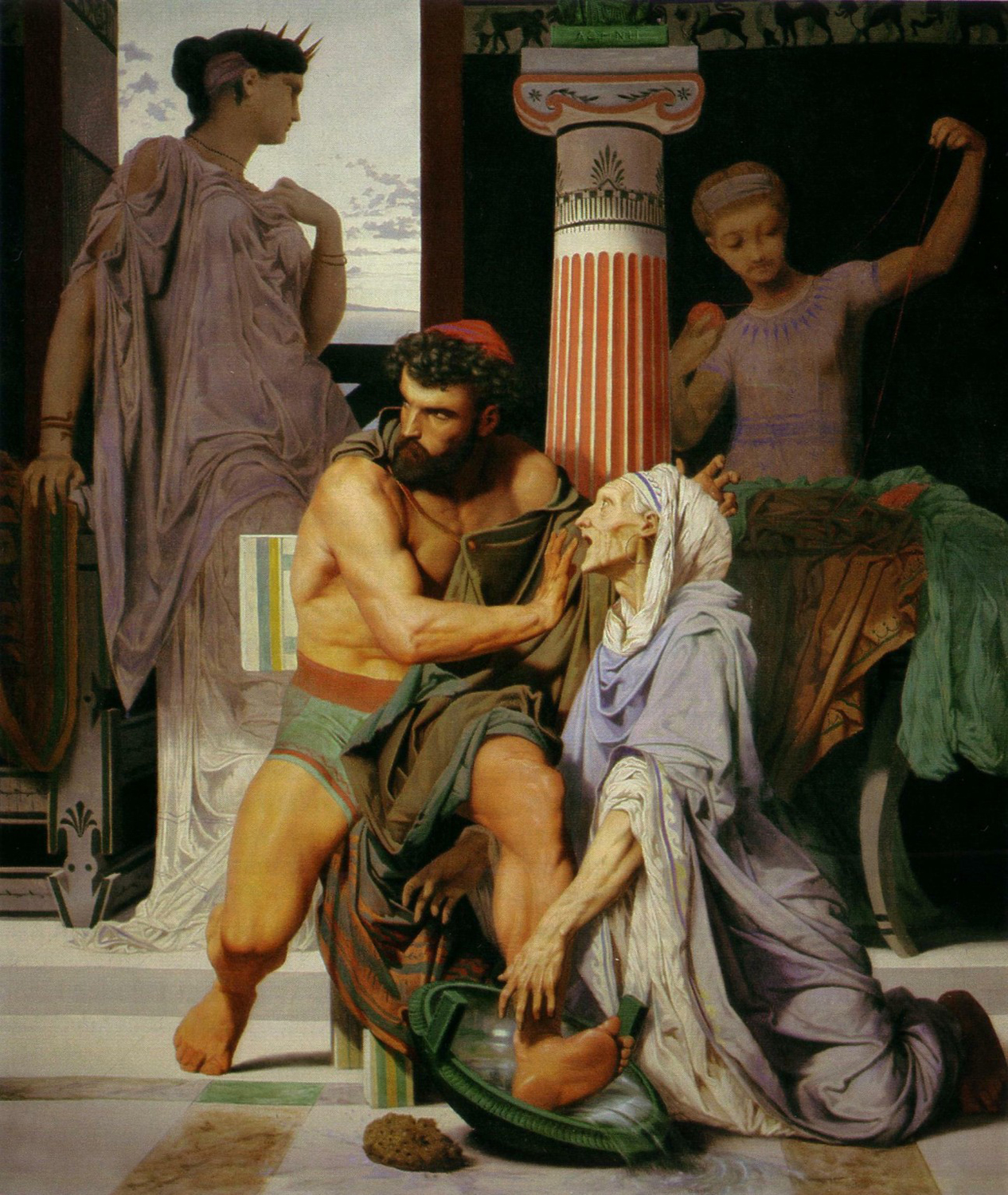 The Recognition of Ulysses by Eurycleia, 1849