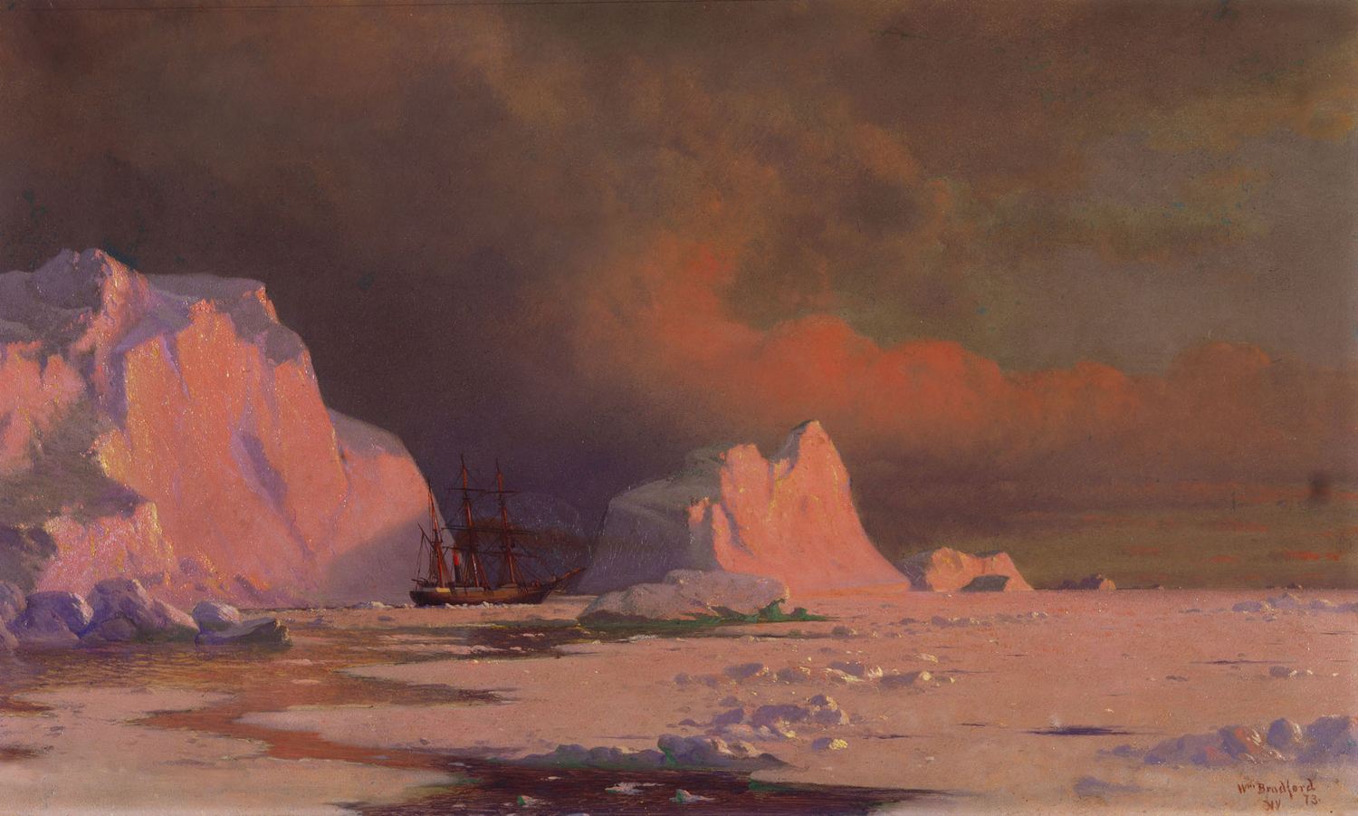 The 'Panther' in Melville Bay, 1873