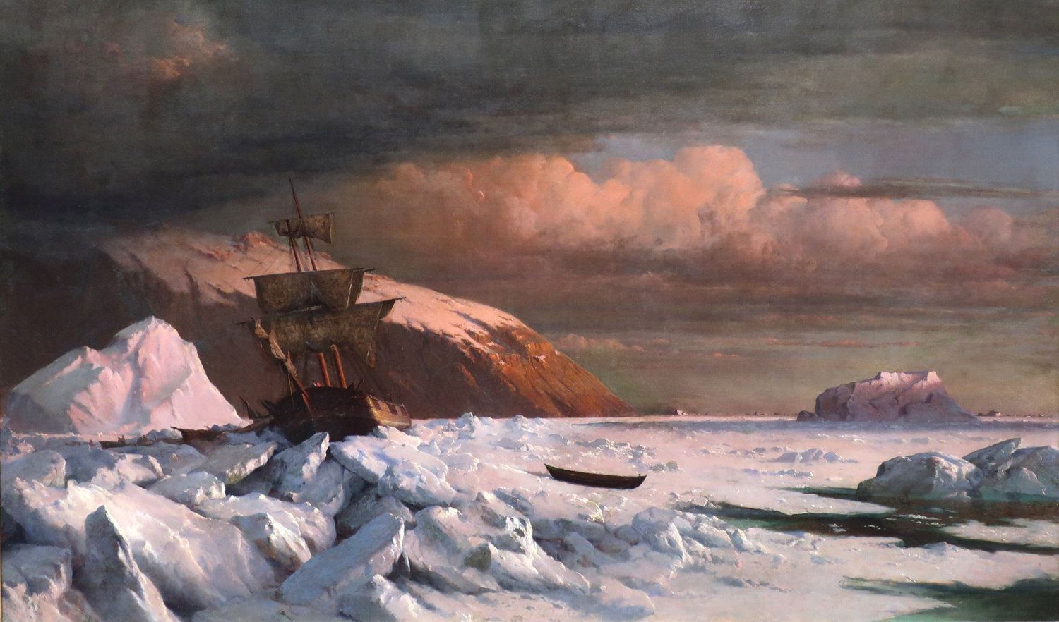 Ship Trapped in Pack Ice, c. 1871