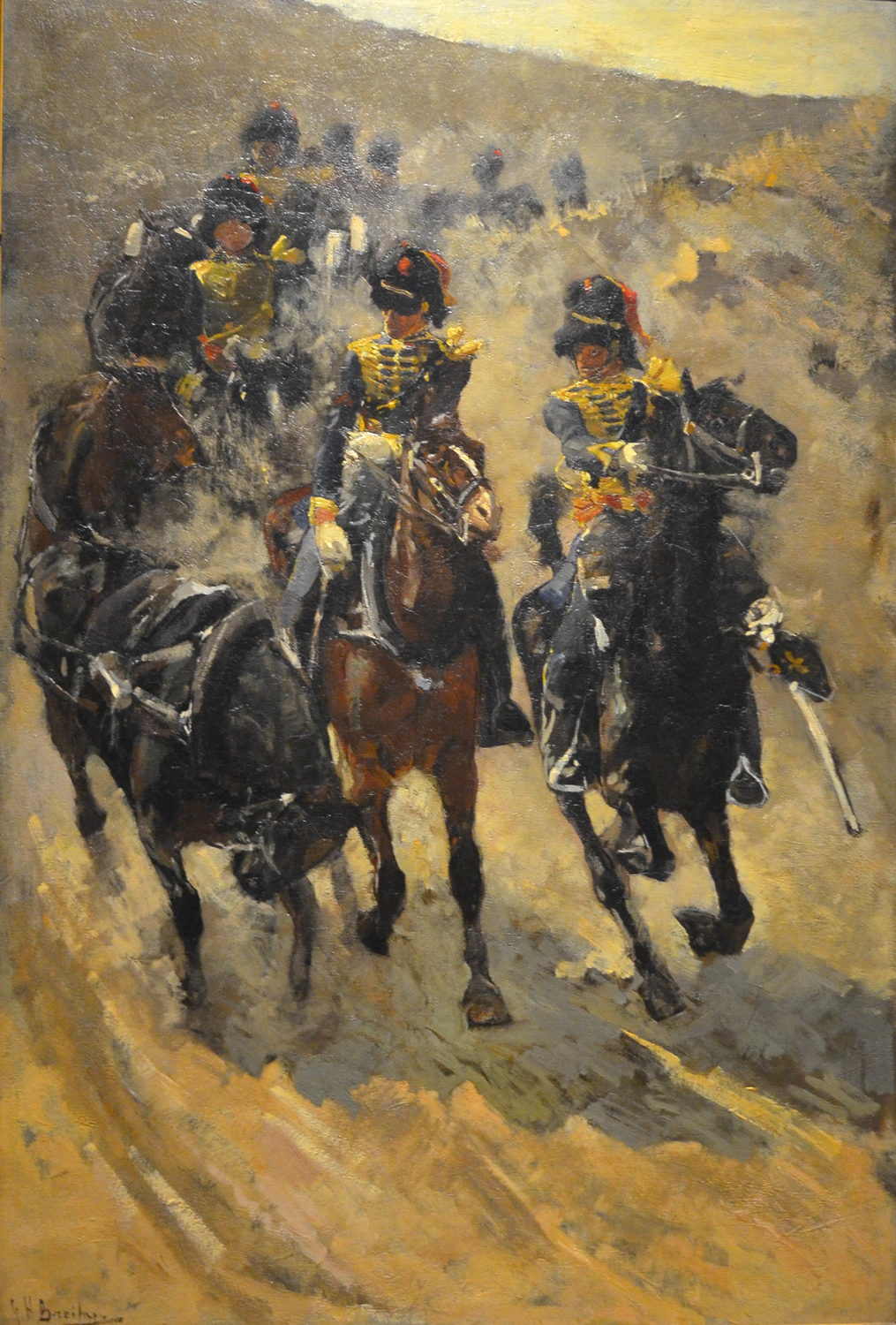 Moving Artillery, 1885
