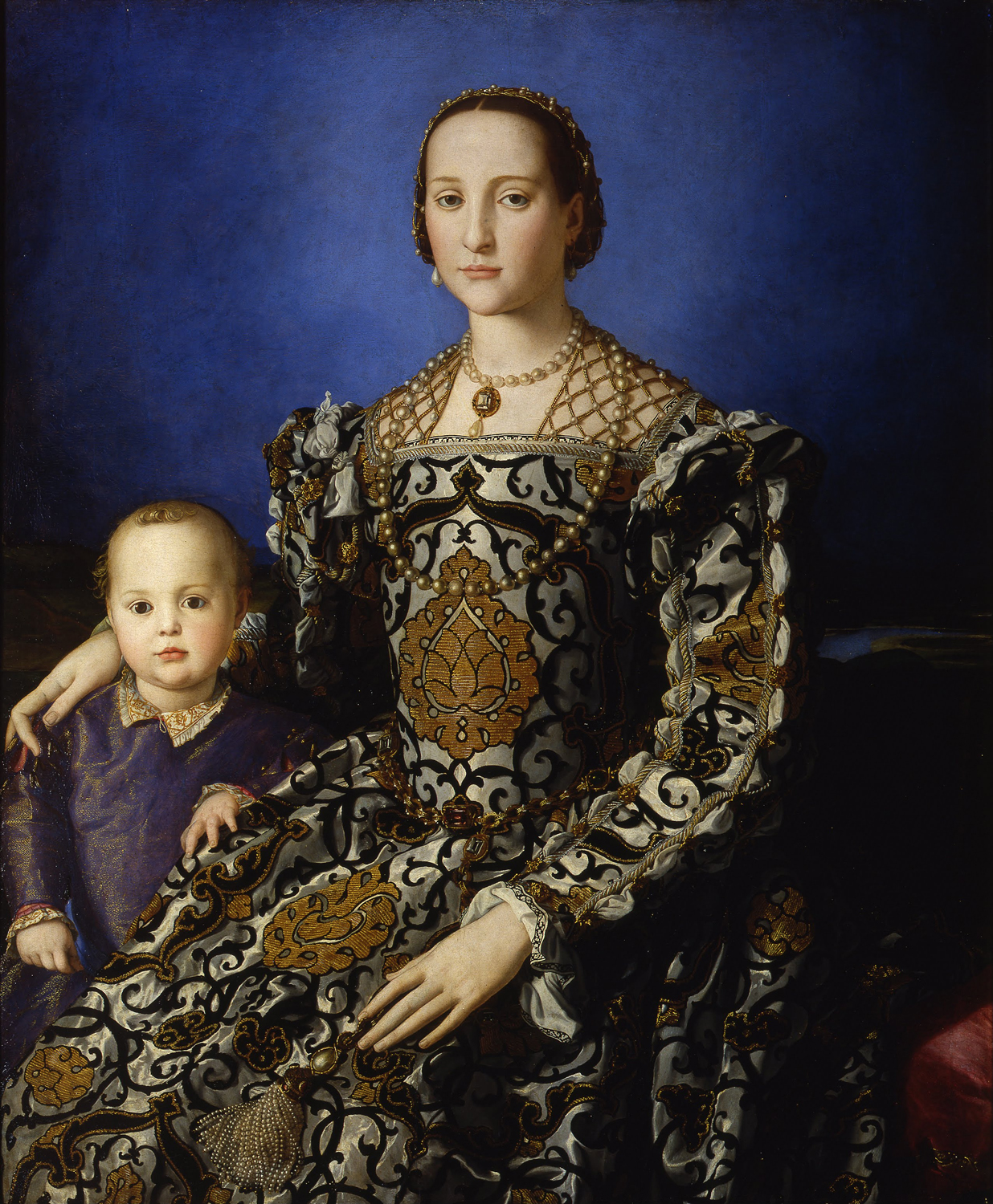 Portrait of Eleanor of Toledo and her son Giovanni de Medici, c. 1544-45