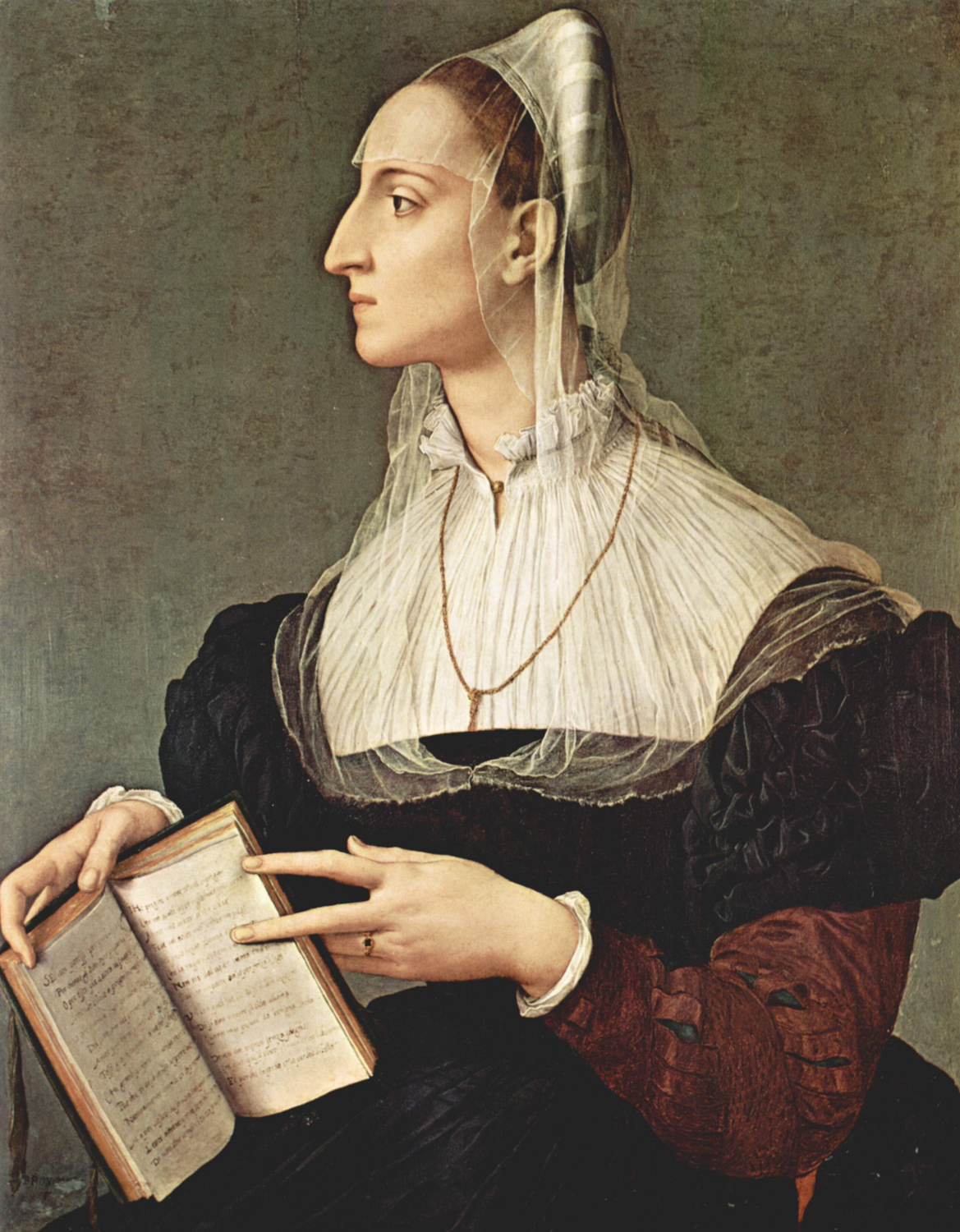 Portrait of Laura Battiferri, c. 1555