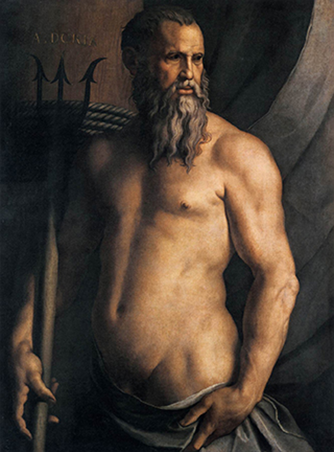 Portrait of Andrea Doria as Neptune, c. 1550-55