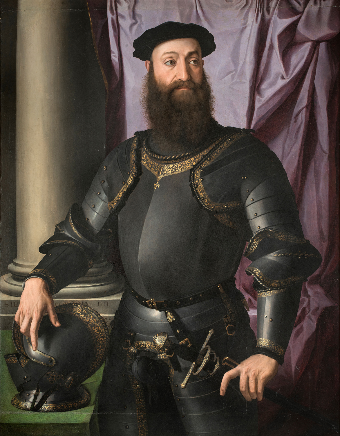 Portrait of Stefano Colonna IV, 1546