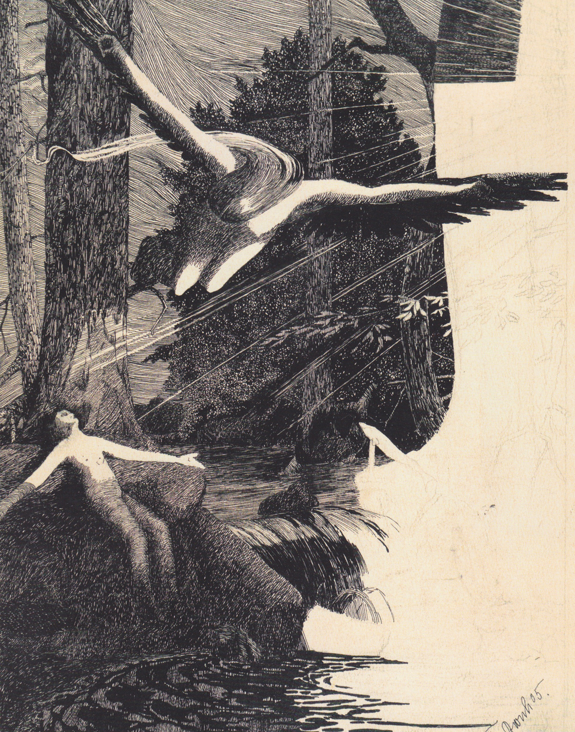 Noctural Vision in a Wooded Valley, 1905