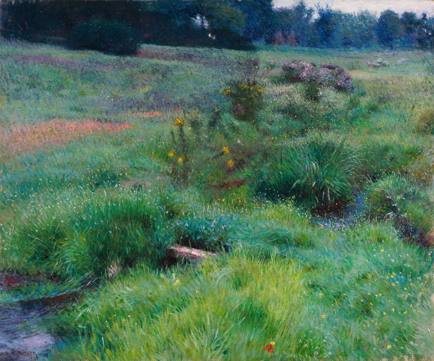 The Brook at Medfield, 1889