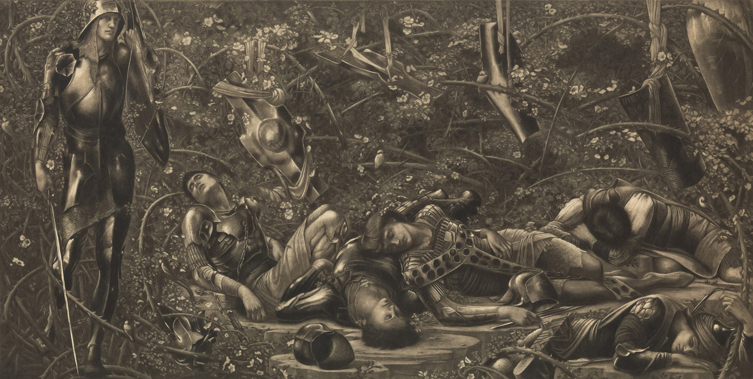 The Legend of the Briar Rose - The Prince Enters the Briar Wood, 1892