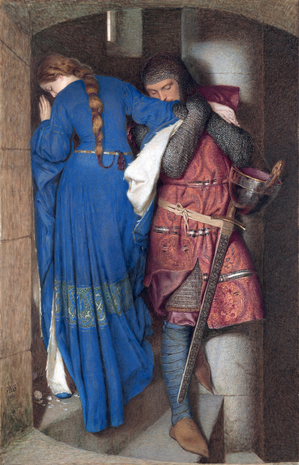 The Meeting on the Turret Stairs, 1864