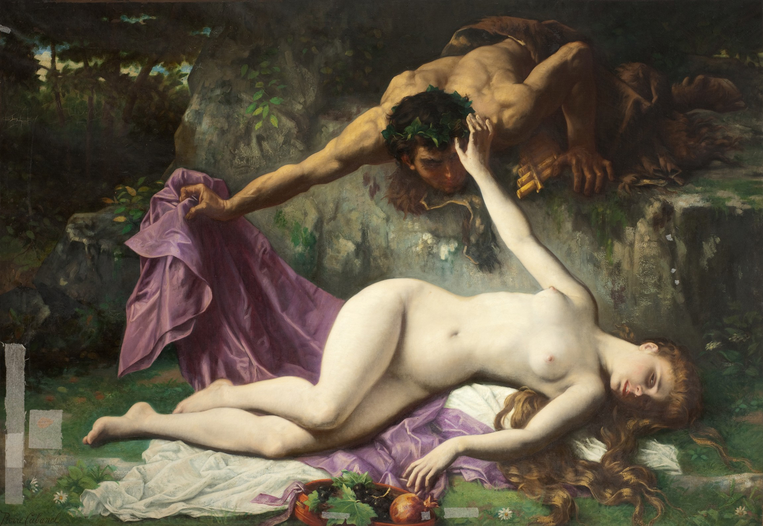 A Nymph Surprised by a Satyr, 1875