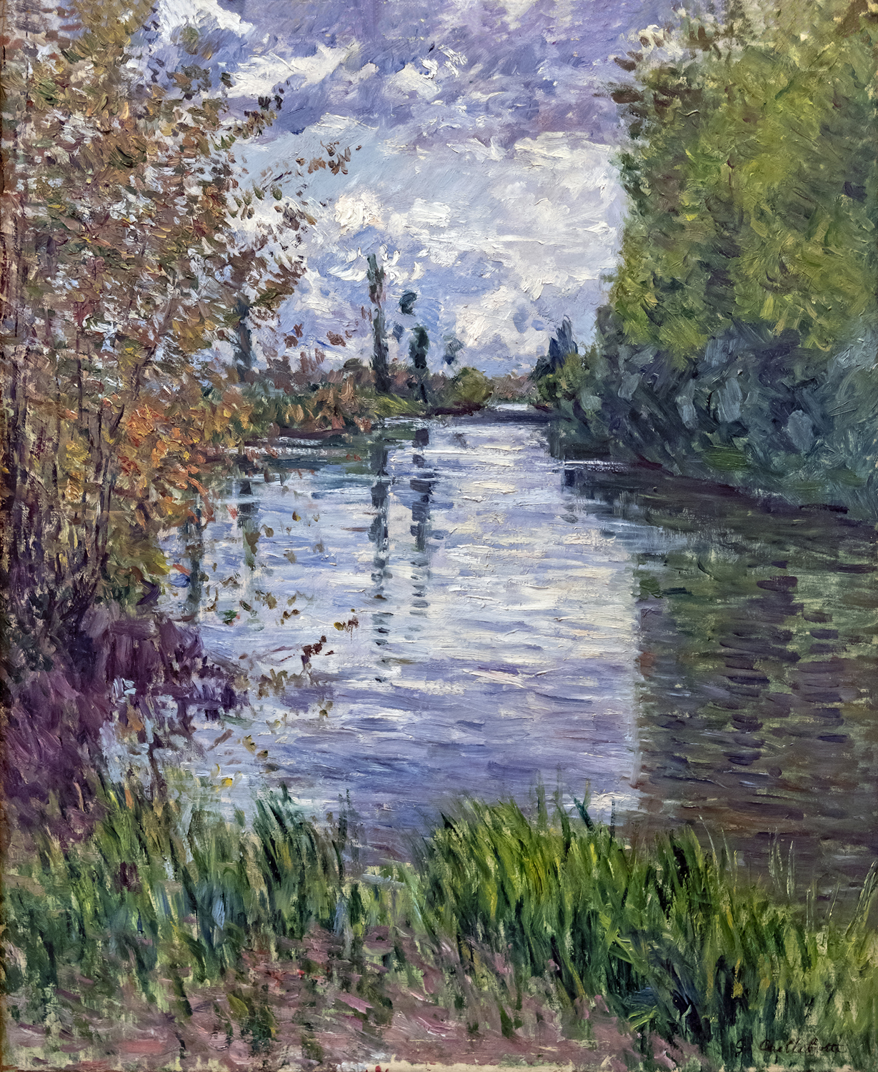 Le Petit Bras de la Seine en Automne (The Little Arm of the Seine River in Autumn, c. 1890
