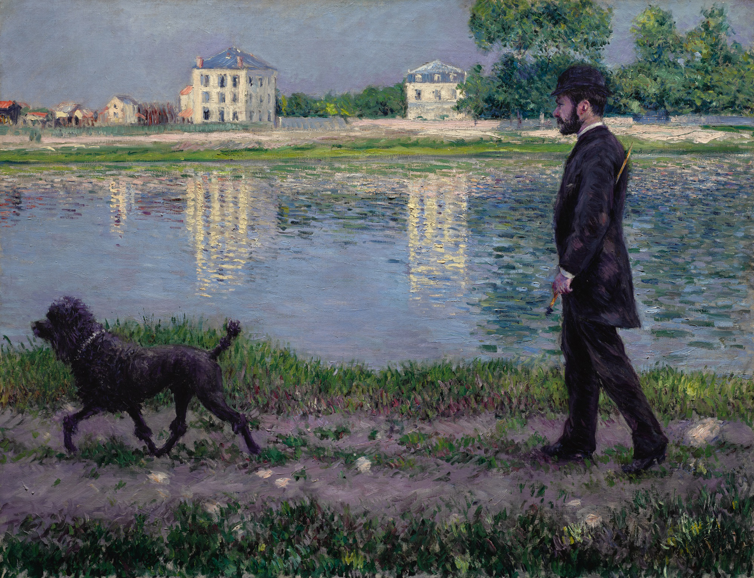 Richard Gallo and his Dog Dick at Petit-Gennevilliers, 1884