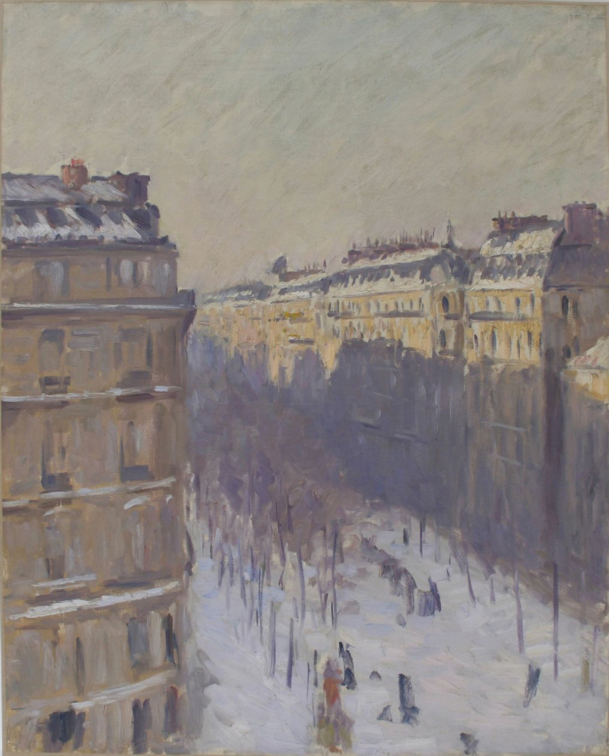 Boulevard Haussmann - Snow Effect, c. 1879-81